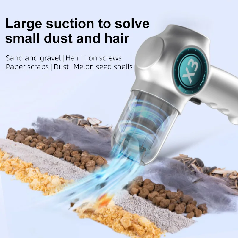 New Arrival Wireless Portable Car Vacuum Cleaner Table Sofa Keyboard Handheld Mini Cleaner 5000pa