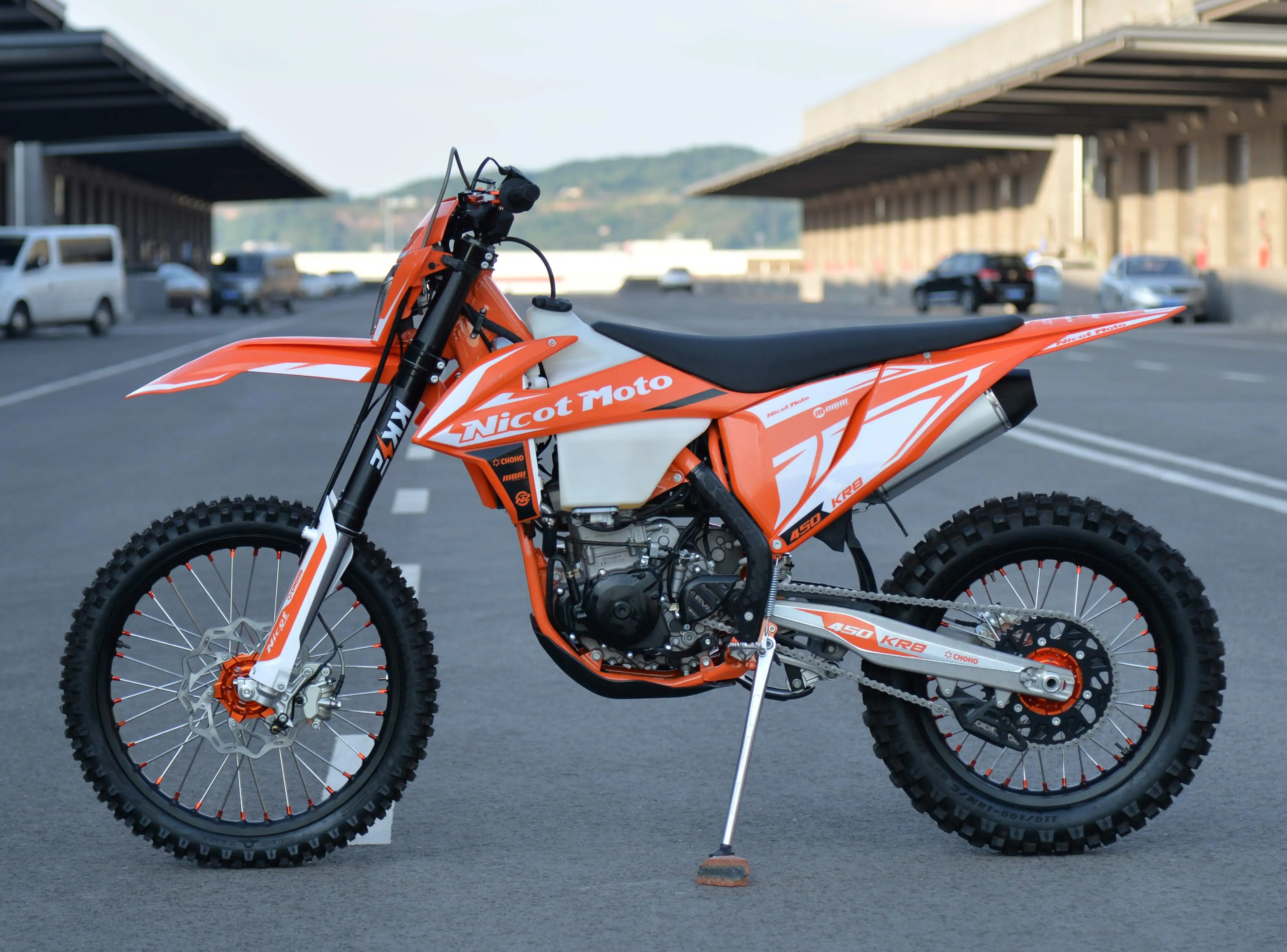 Nicot KF450NU 194MQ 450cc Dirt Bike Motocross 450cc Pit Bike Other Motorcycle with Zongshen NC450U Engine DOHC