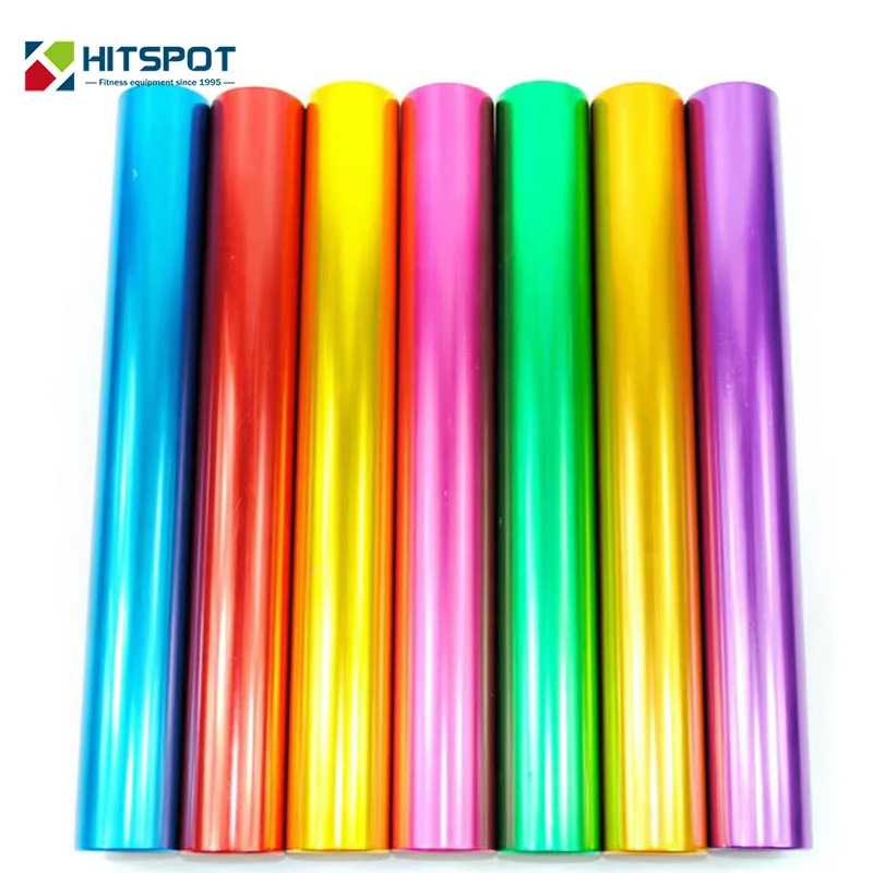 Factory Wholesale Professional Custom Lightweight Aluminum Track And Field training equipment accessories sale relay baton