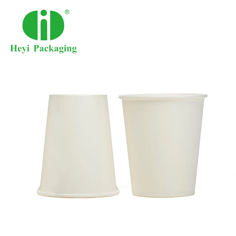 one time 530ml compostable cold water coffee paper cups biodegradable