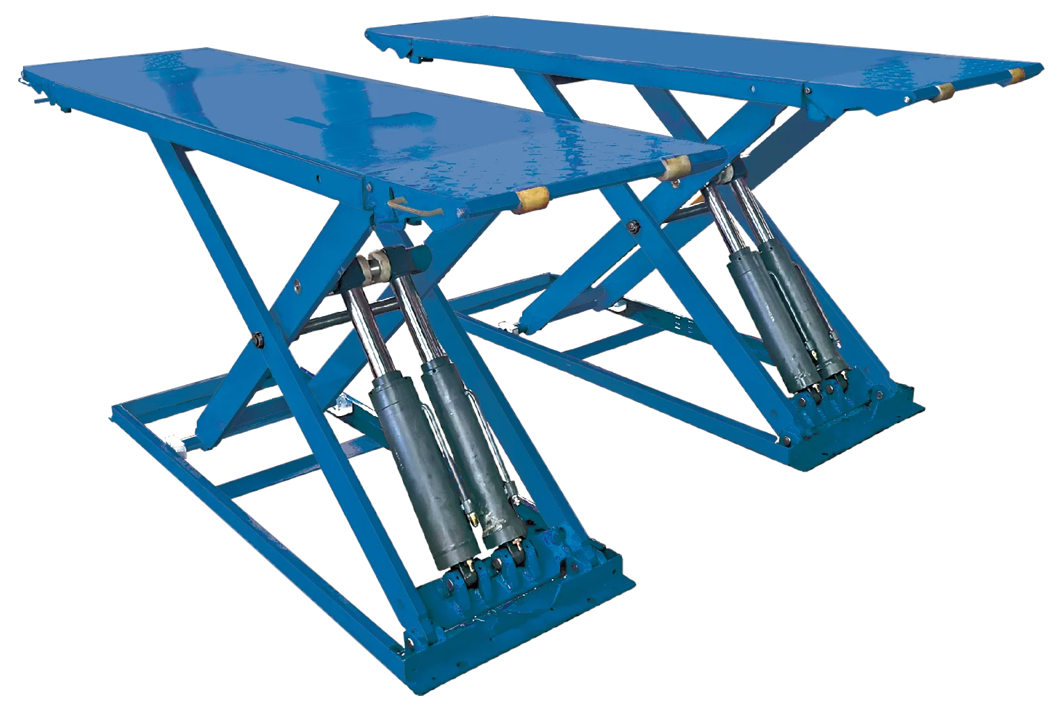 3200kg lifting capacity double Mid-rise mobile scissor lifts car hydraulic lift
