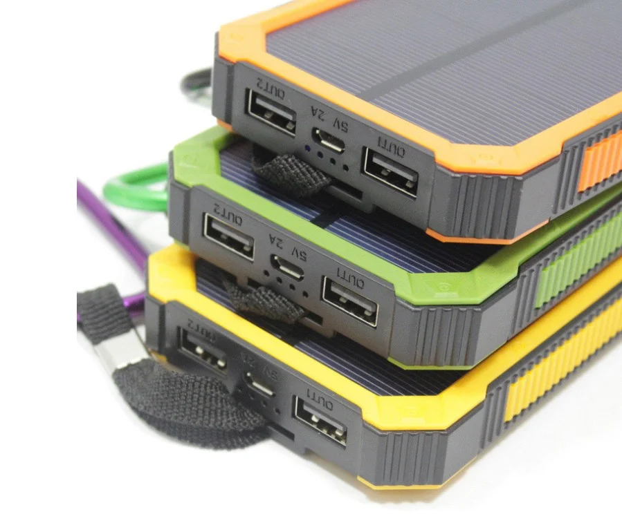 wholesale waterproof solar power bank 10000mah portable power bank  Charging Watch Charger for Iphone Compatible
