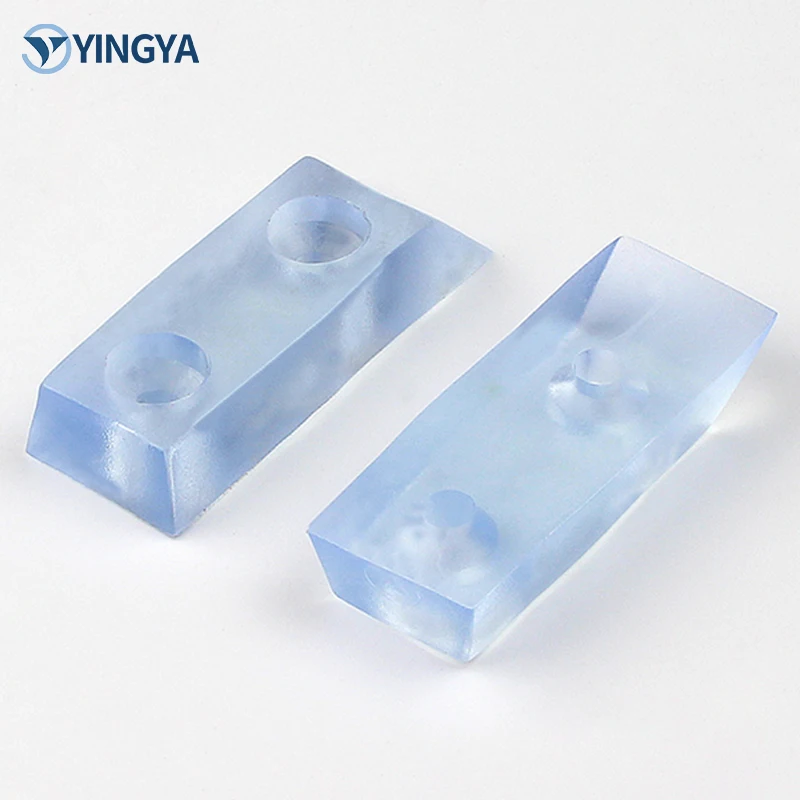 Black Clear Transparent Furniture Chair Table Legs Soft Rubber Skid Glide Pad Screw-On Noise-Killer Plastic Floor Protector