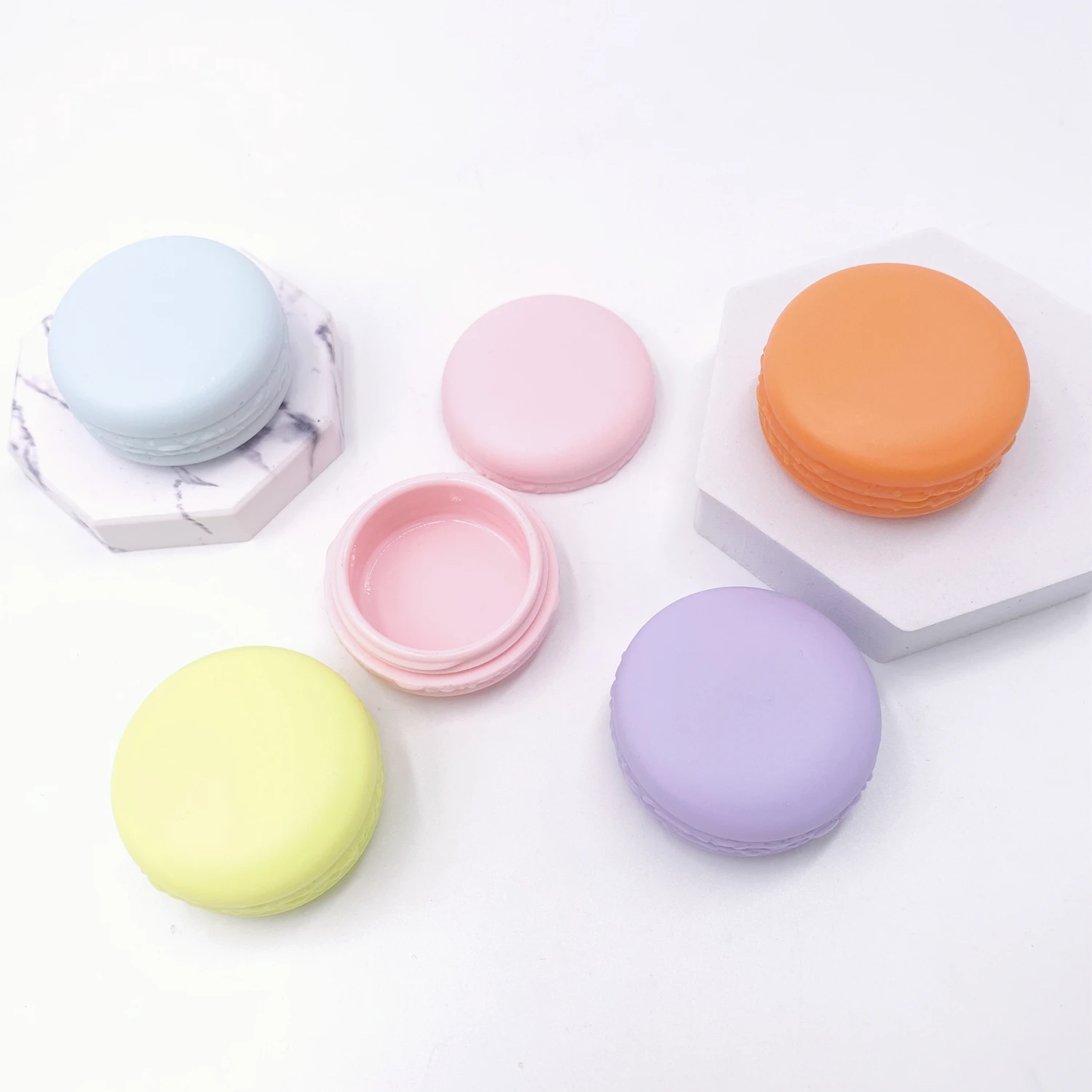 5g 10ml Sample Mini Plastic Jewelry Box, Cute Pill Box, Colorful Storage Candy Cute Pill Organizer Case Container