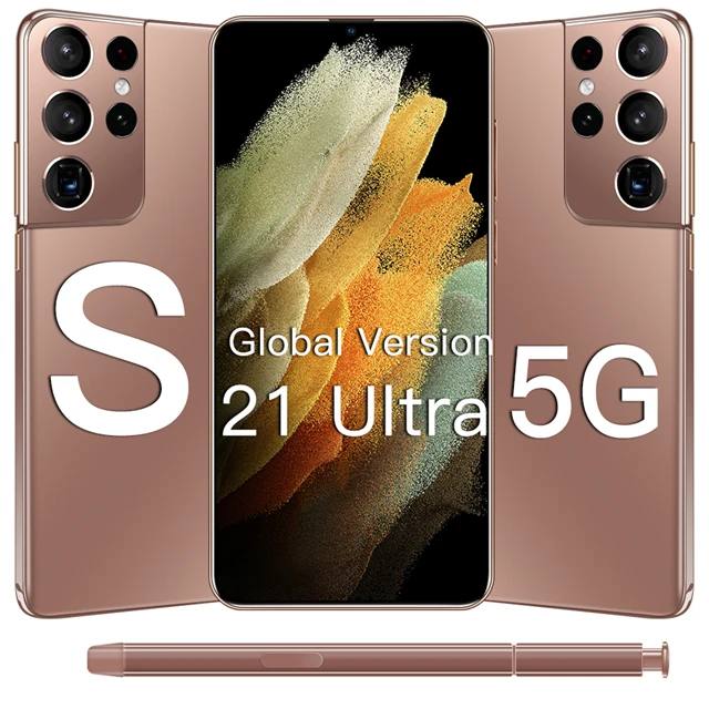 Глобальная версия оригинальный S21 Ultra 16GB + 512GB Android смартфон с поддержкой стилуса 4G 5G Сеть супер выносливость мобильного
