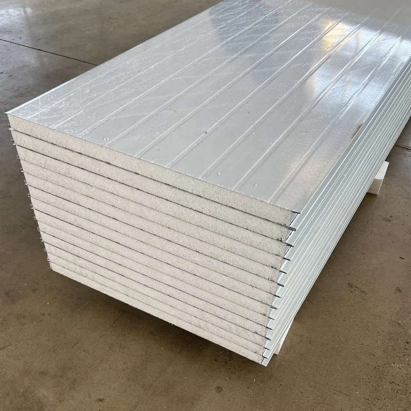 Цветные стальные изолированные сэндвич-панели PIR/PUR/Rock Wool/EPS для крыши и стены холодильной комнаты/склада