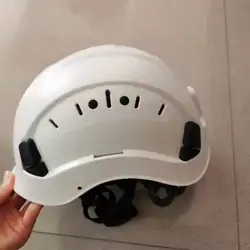 CE EN 397 And ANSI Certified ABS Construction Protective Hard Hats With Visor For Climbing Rescue Safety Helmets