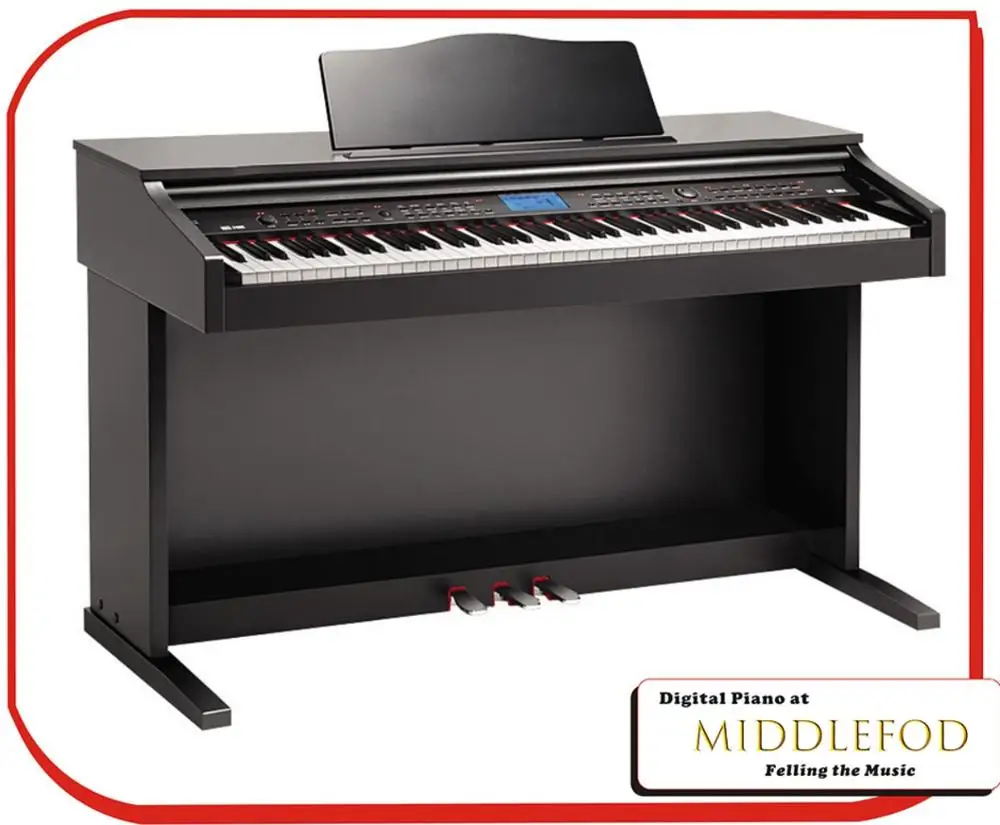 Matt Painting Finish Big LCD Screen Digital Piano