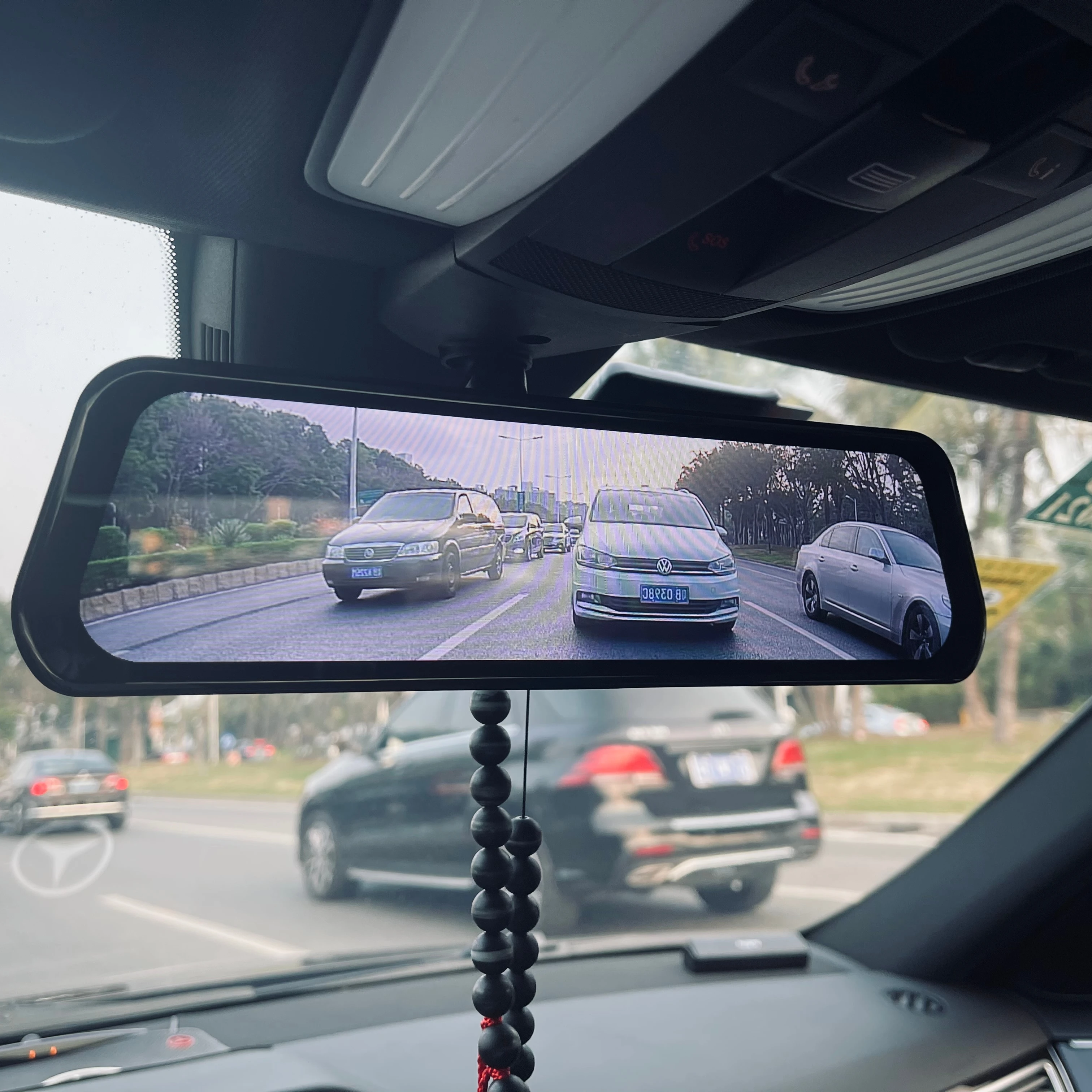 Yuxunion Newest Rear View Mirror Dual Front And Rear Dash Camera Best Buy with The Original Bracket
