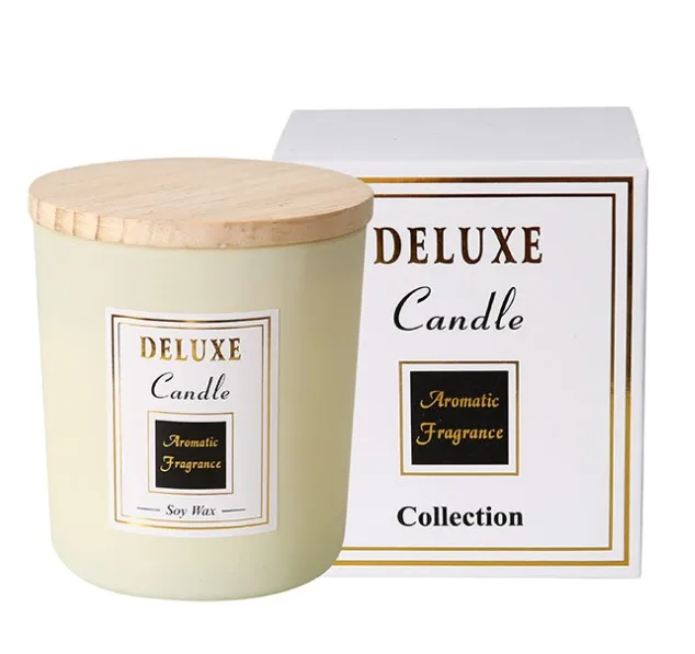 
Custom Luxury Black Jar Lid Candle 