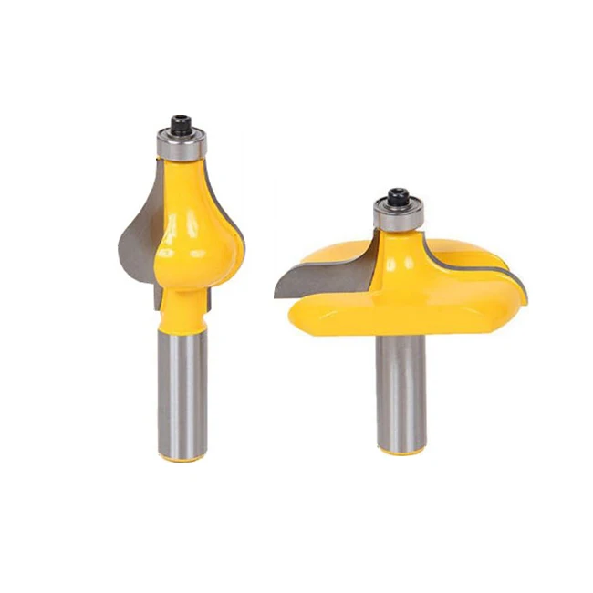 2pcs 1/2 inch 12.7mm Shank Table ogee and moulding wood milling cutter with YG6 carbide blade Carpentry machine tools