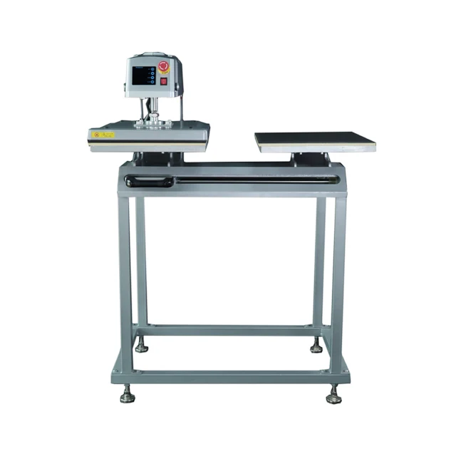 2021 New Pneumatic  Digital Heat Press  Machine 40*60cm  Sublimation Shuttle  Double Station for T shirt Printing   Business