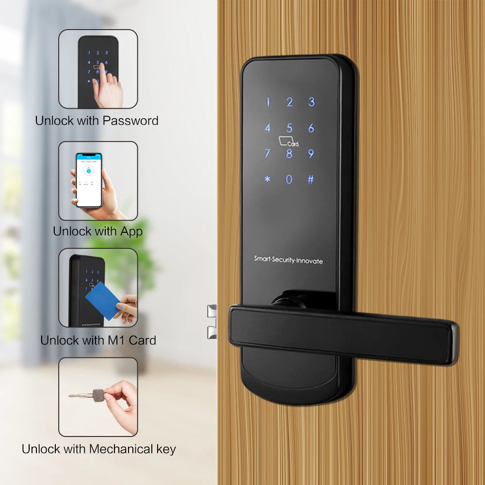 TTlock APP Digital Password keyless Electronic Hotel Smart Lock Door