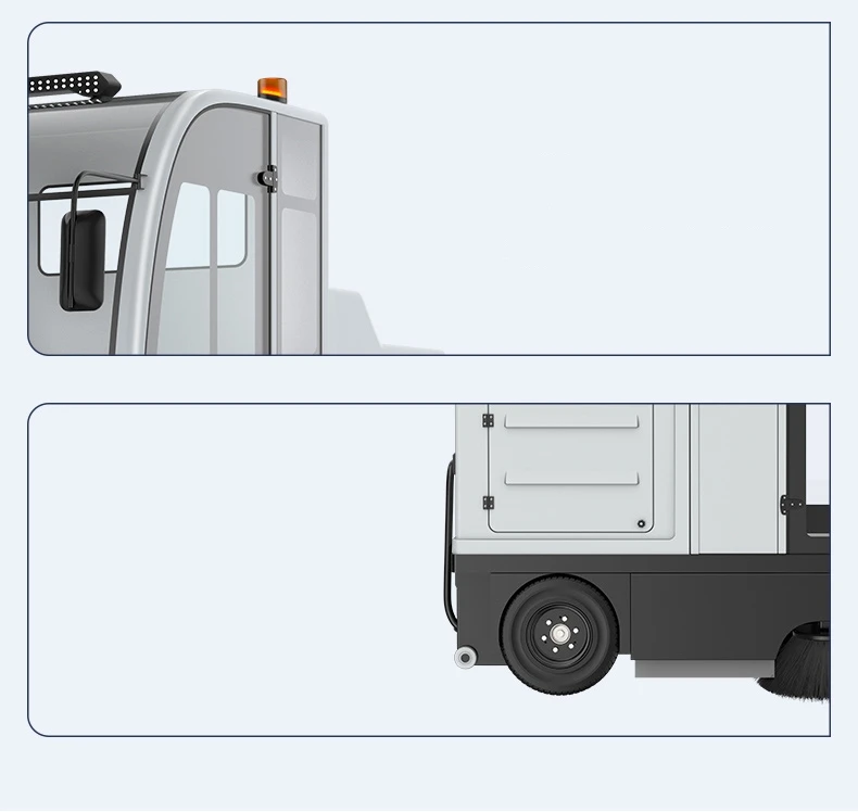 S9 Ride-on Sweeper Driving Sweeper Multifunctional Sweeper Electric Factory Workshop Street Cleaning and Sanitation Vehicle