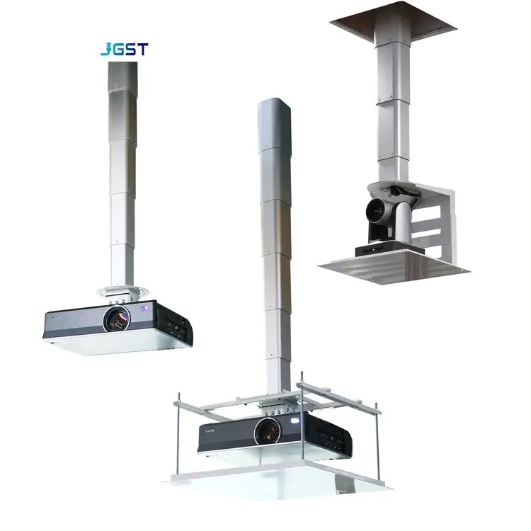 1.5m Remote Control ceiling Hidden Motorized Projector Lift Conference Projector Mount With 44lbs Bearing