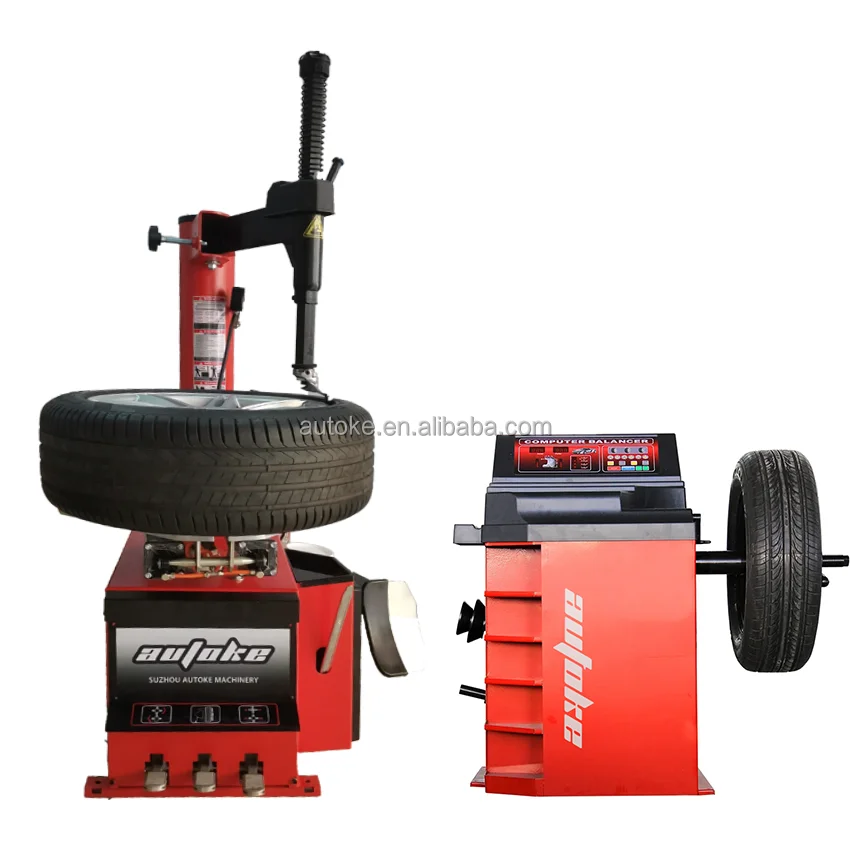 Automatic Pneumatic Car Tire Changer Manual Tire Changer and Balancer Combo Machine for Car Tyre Changing