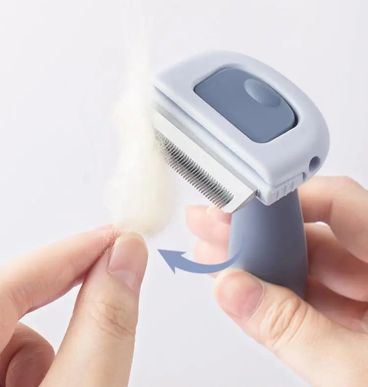 2021 New Design Patented Plastic Stainless Pet Grooming Slicker Brush