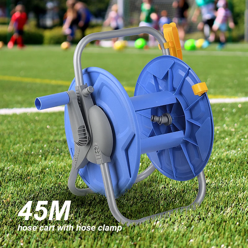 New Product Garden Empty Water Hose Reel Cart Trolley For 60m 1/2' hose Sample Available