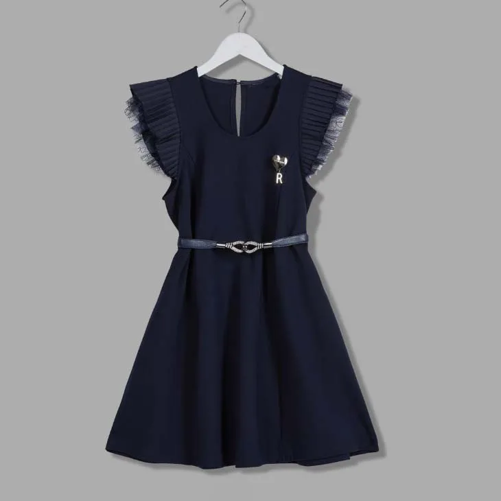 Girls formal vintage school uniform dress kids preppy summer toddler back to school clothing custom accessories