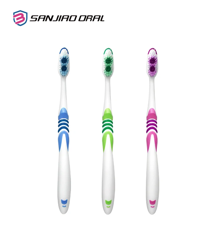 Gum massage anti-slip grip comfortable teeth brush oral protection brush