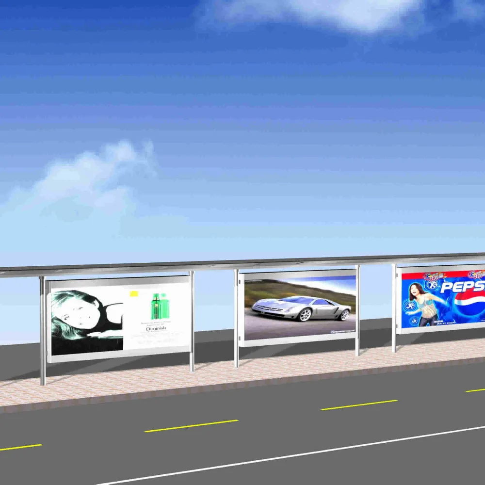 
Metal Structure Shelter Metal Bus Stop Shelter Advertising Bus Stop 