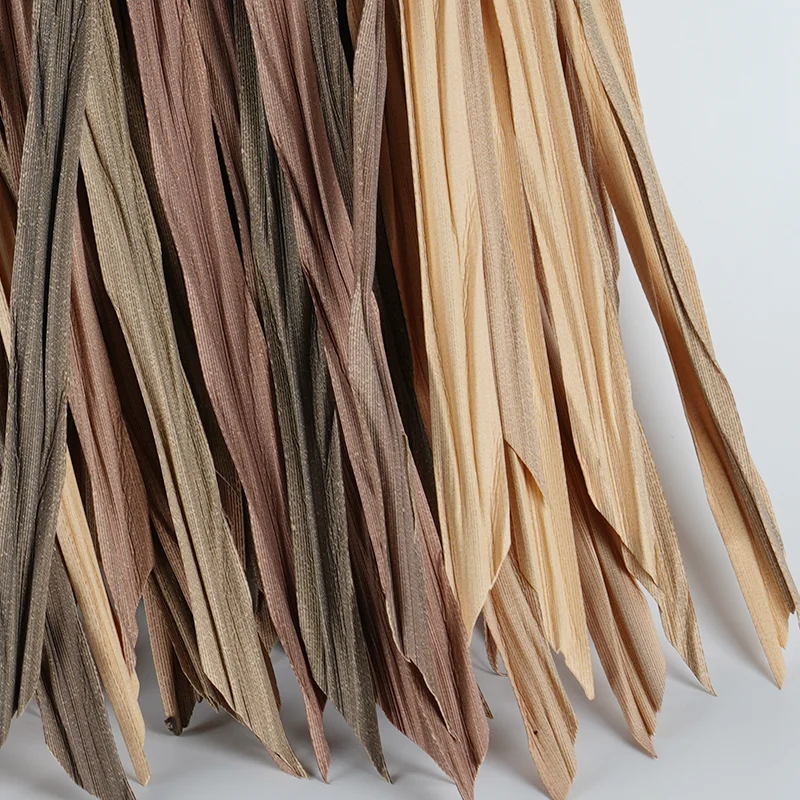 Factory Wholesale synthetic thatch artificial thatch roof artificial coconut leaves roof thatch palmex roof