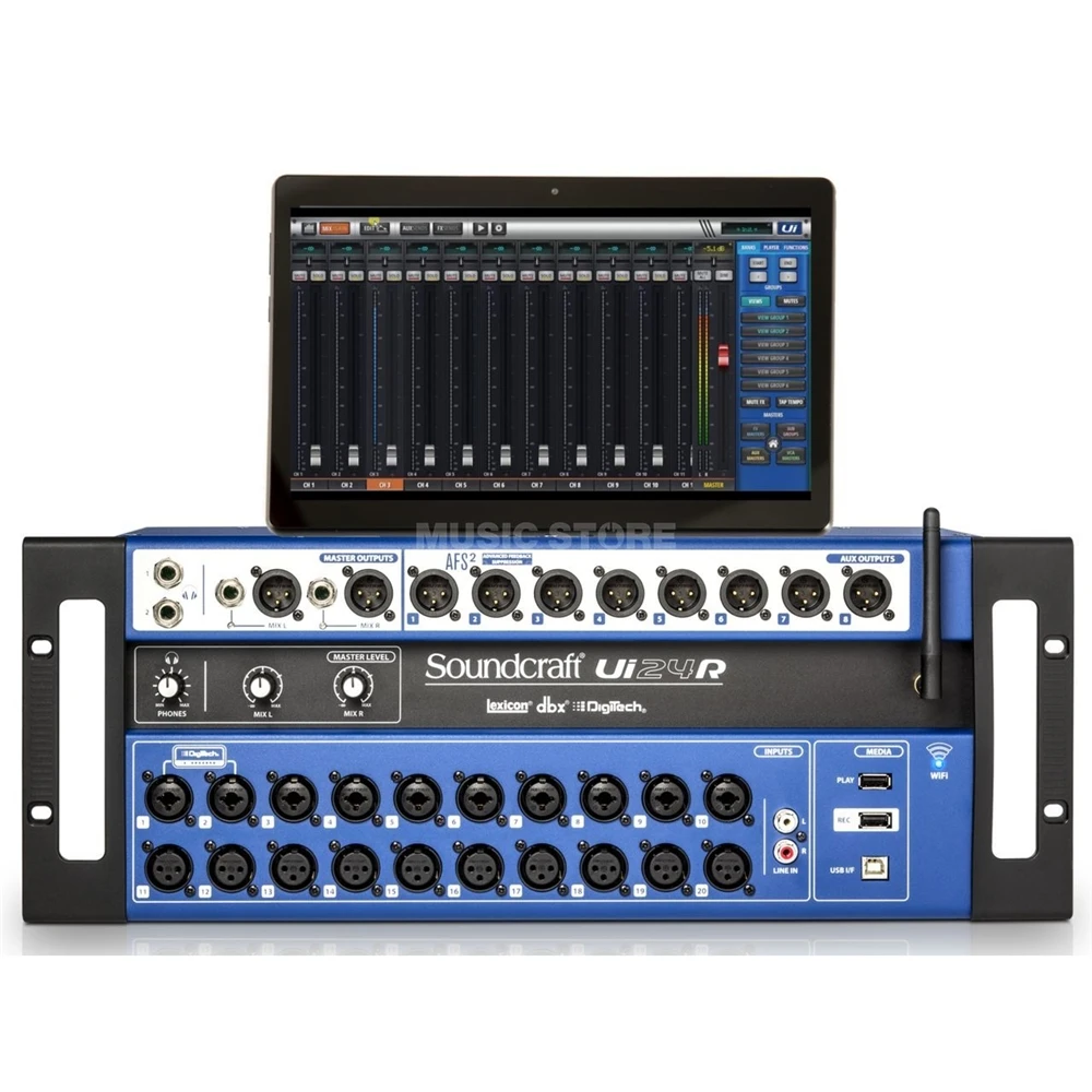 Promo HIGH QUALITY Soundcraft Ui24R + Lenov Tab M10