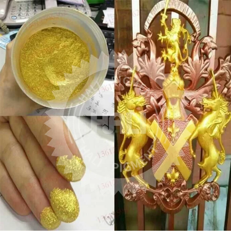300 gold acrylic paint pearl pigment pearl powder mica pigment coating car paint nail polish crafts leather paint 1000g/pack