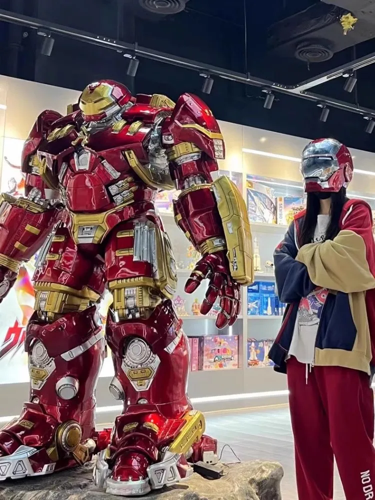 Outdoor Decoration Life Size Custom Marvel Hulkbuster Armor Mark  Resin Statue Collectible Marvel Fiberglass  Statues hot