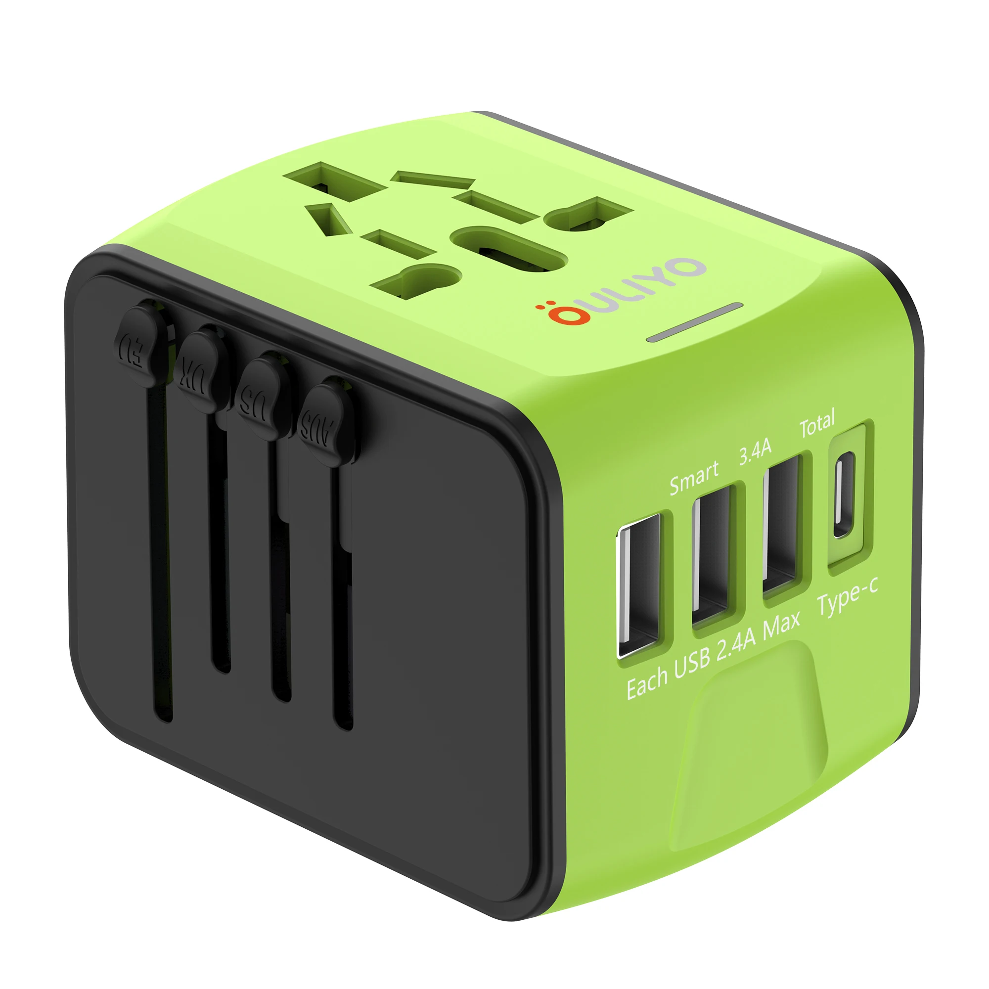 China factory new hot best selling products AUS US UK EU plug worldwide international CE universal travel adaptor with usb