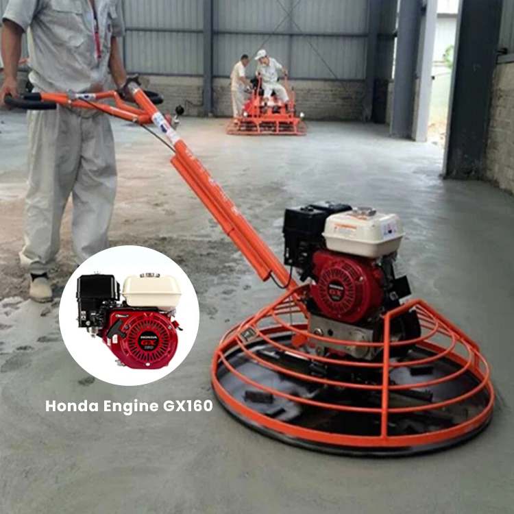 80-200 об/мин дорожная техника Conrcete Power Trowel Machine сухая настенная шлифовальная машина