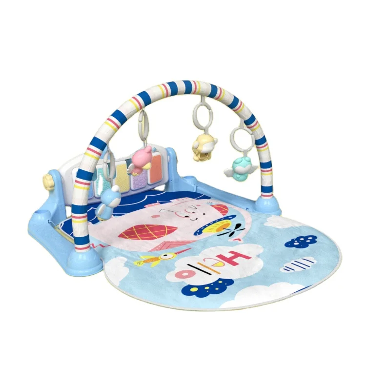
EVOCELER Wholesale Free BPA CE Musical Baby Activity Gym Piano Mat Play Mat 
