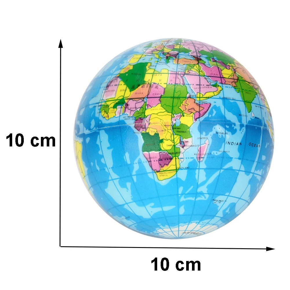 PU foam press squishies blue earth toys SLOW RISING new soft squishy ball mini globe toy
