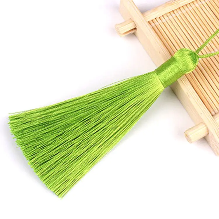 8cm Handmade Polyester Tassel Fringe Trim for Curtain Garment Cellphone & Home Textile Decoration Also for Silk Tassel Use