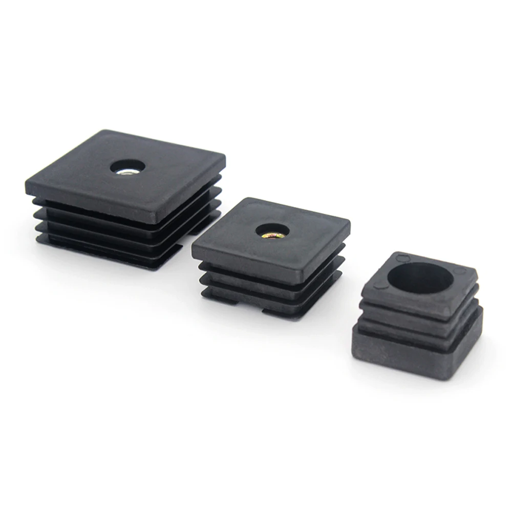 Китайский производитель, резьба, черная пластиковая мебельная заглушка для ножек стула, заглушка, заглушка, заглушки