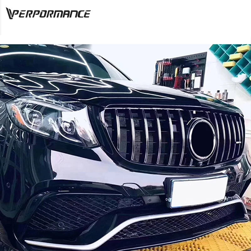 Автомобильные аксессуары Gle X166 Gle63 Coupe GT стильные решетки для автомобилей сетчатый гриль автопроизводители передний бампер Центральная решетка