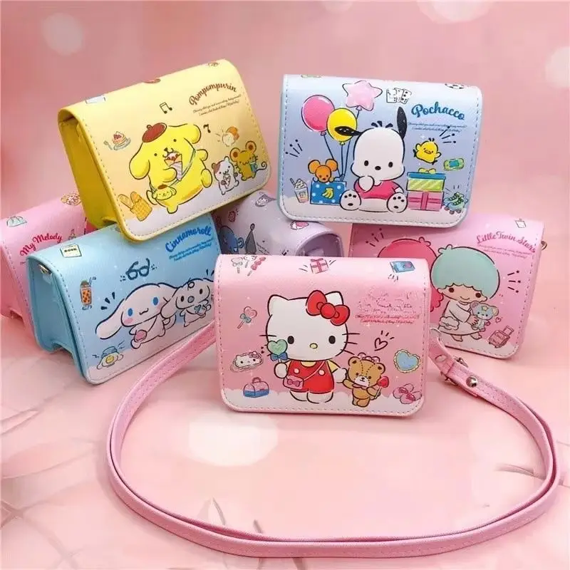 Botu anime Messenger Bag kitty Leather Cosmetic Bag Casual Anime Handbags Cute Cartoon Fashion Tote Waterproof Backpack for Kid