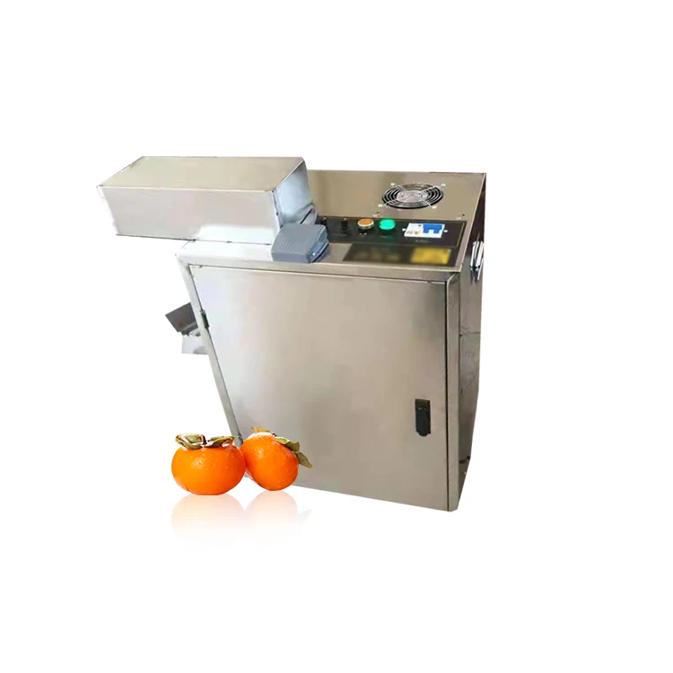 Electric Automatic Persimmon Orange Lemon Tangerine Peeling Peeler Machine