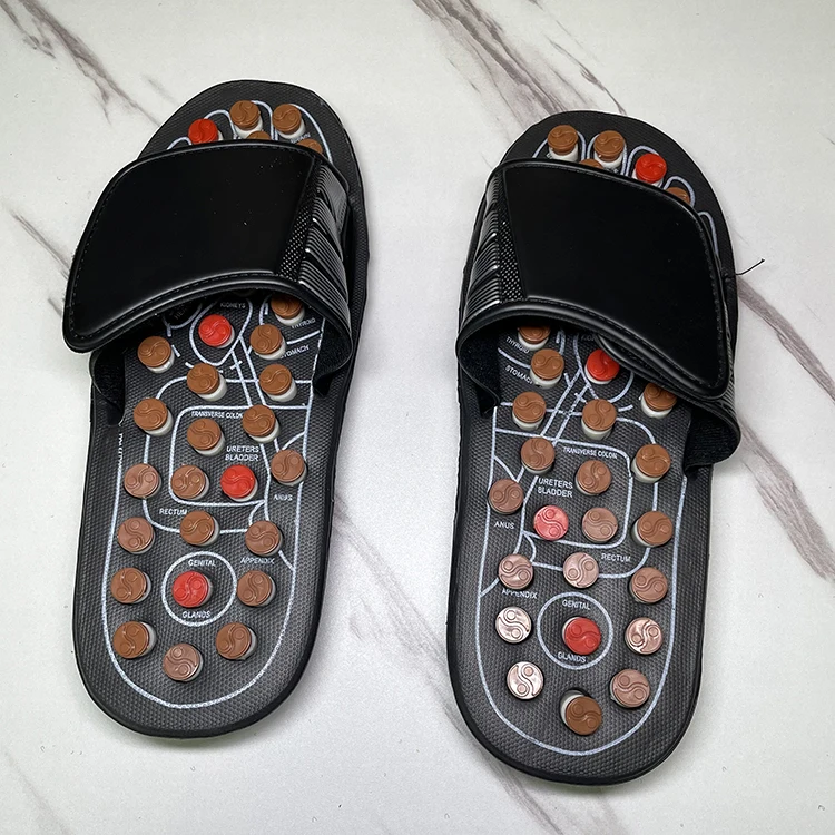 Pretty Design Female Wholesale Acupuncture Slippers Foot Bath Massage Shoes For Man