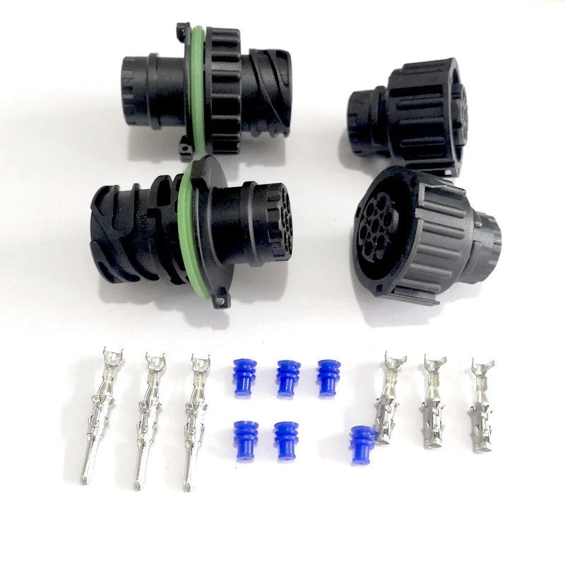 1-967325-1 965783-1 Tyco AMP 7-контактный круглый Китай тяжелый автомобиль HOWO A7 одометр датчик скорости штекер герметичный автоматический провод terminalconnector с защитная оболочка кабеля