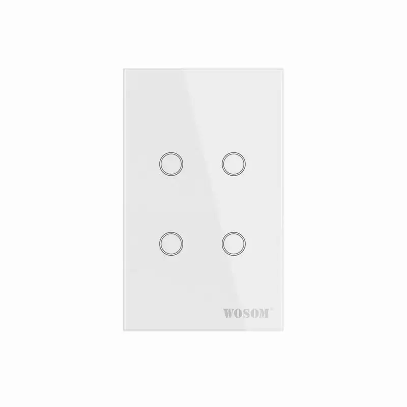 4Gang/1Way Light Wall Switch American Standard gold light switch