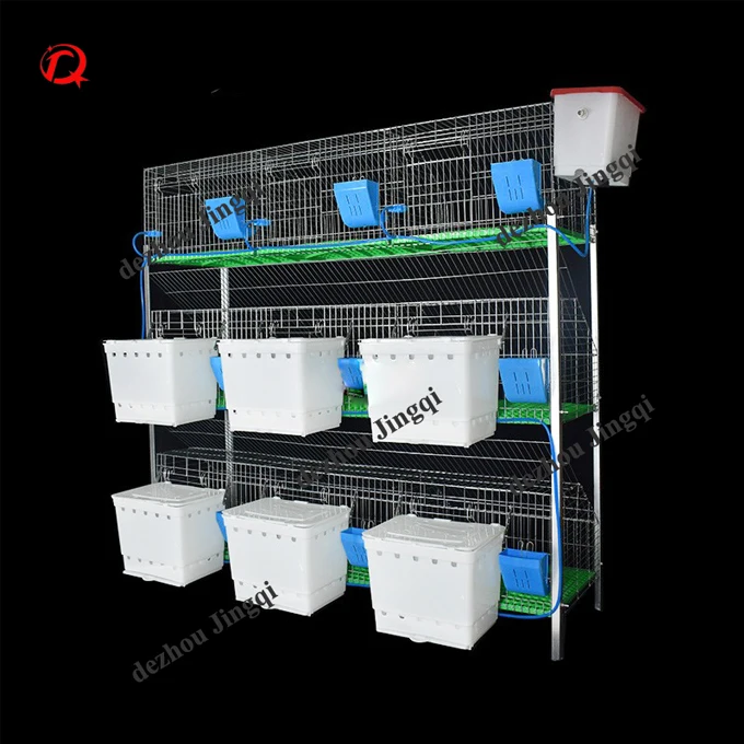 Mother and baby rabbit cage commercial breeding industrial rabbit cages rabbit cage commercial farming