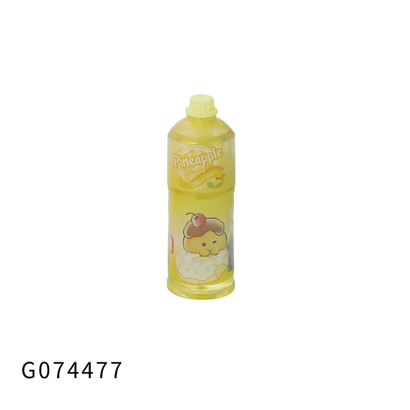 Custom Cute stationary six-color Cartoon Obakenu Tea bottle Shape kawaii stationery eyeshadow Highlighter Pen for children
