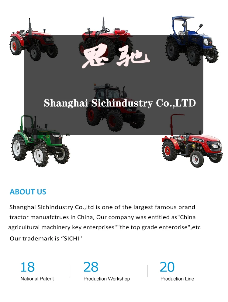 Factory Directly Provide for 4 wheels diesel farm tractor 