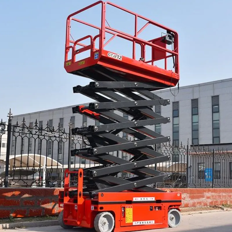 Factory price 10 ton customized Electric Scissor Lift hydraulic lifting platform trolley  hydraulic lifting platform