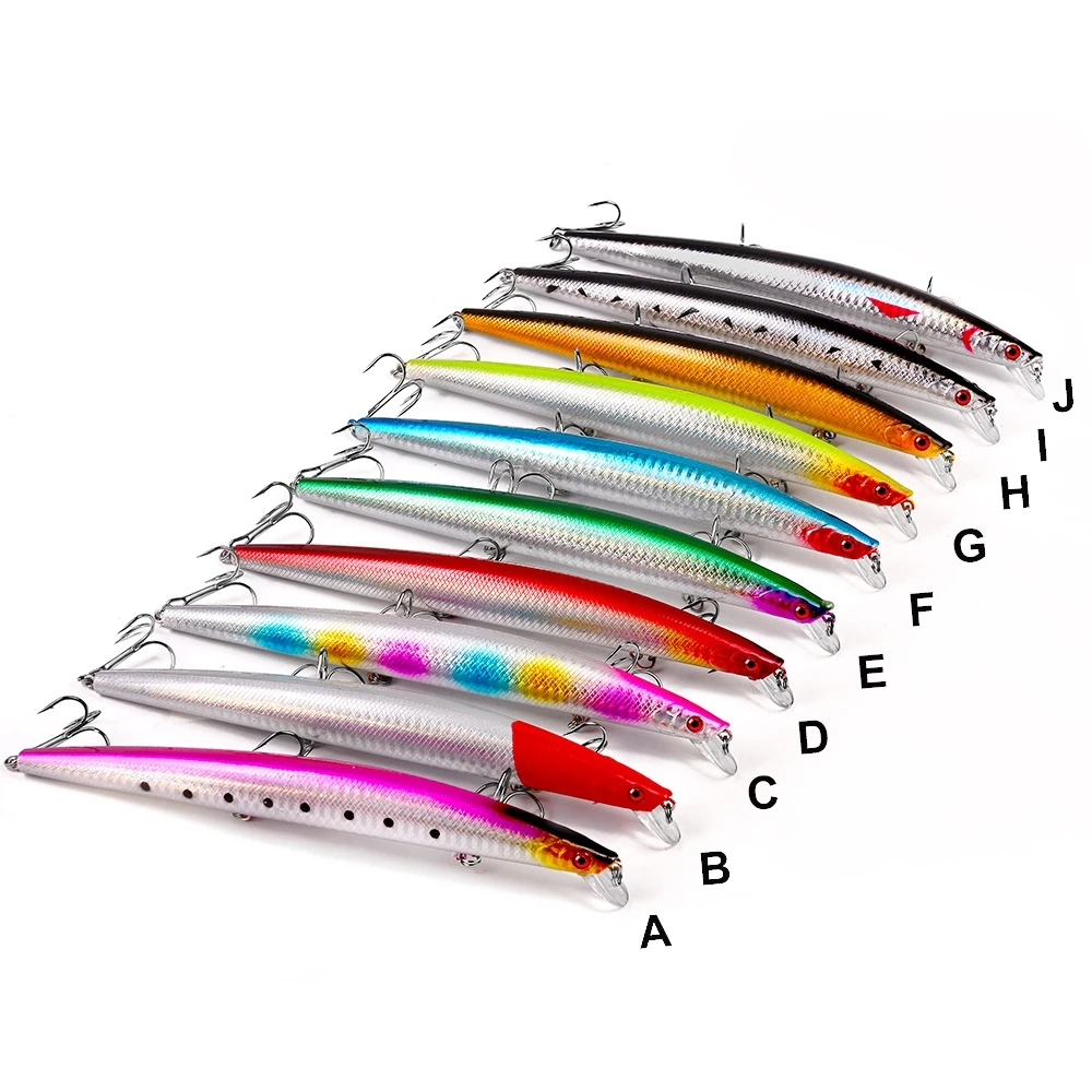 TOPRIGHT M1101 180 мм 24 г Джеркбейт приманка для рыбной ловли длинная плавающая в виде гольяна жесткая рыбы приманки