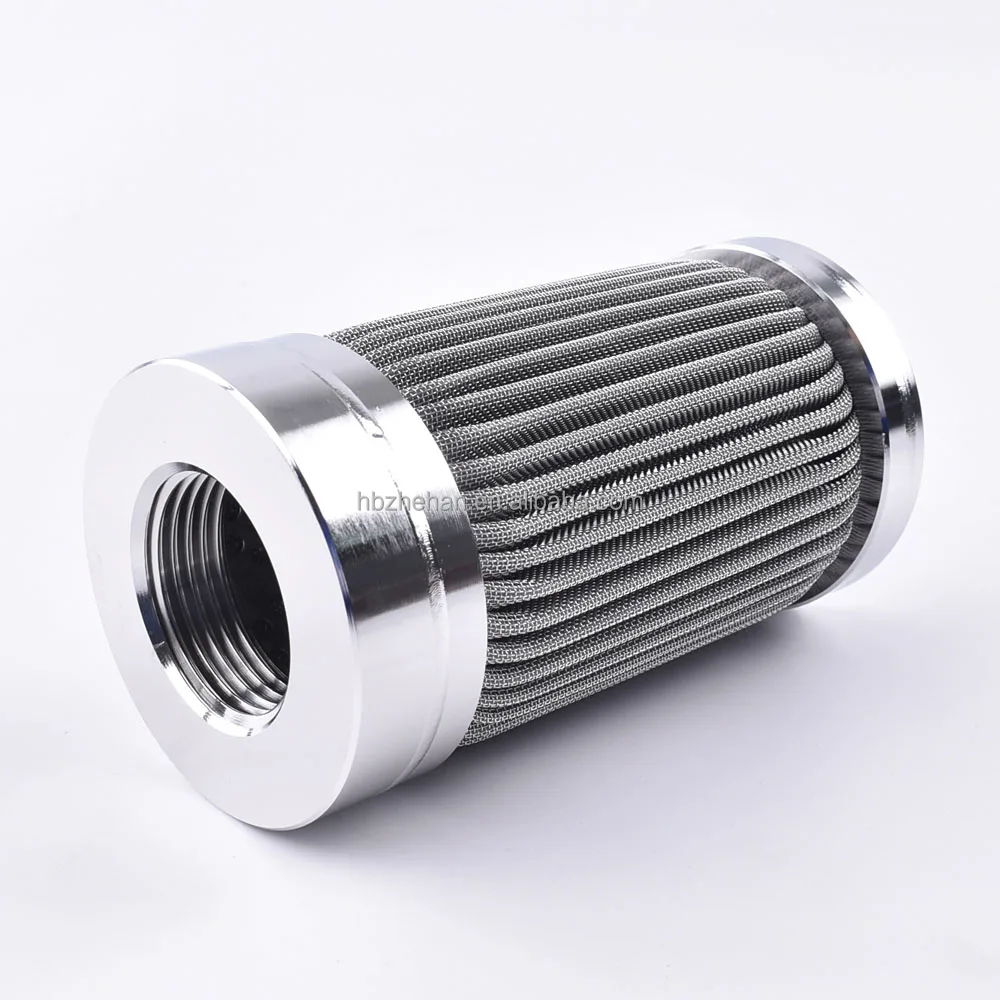 High efficiency with protection layer 100 mesh filter stainless steel pleated oil filter