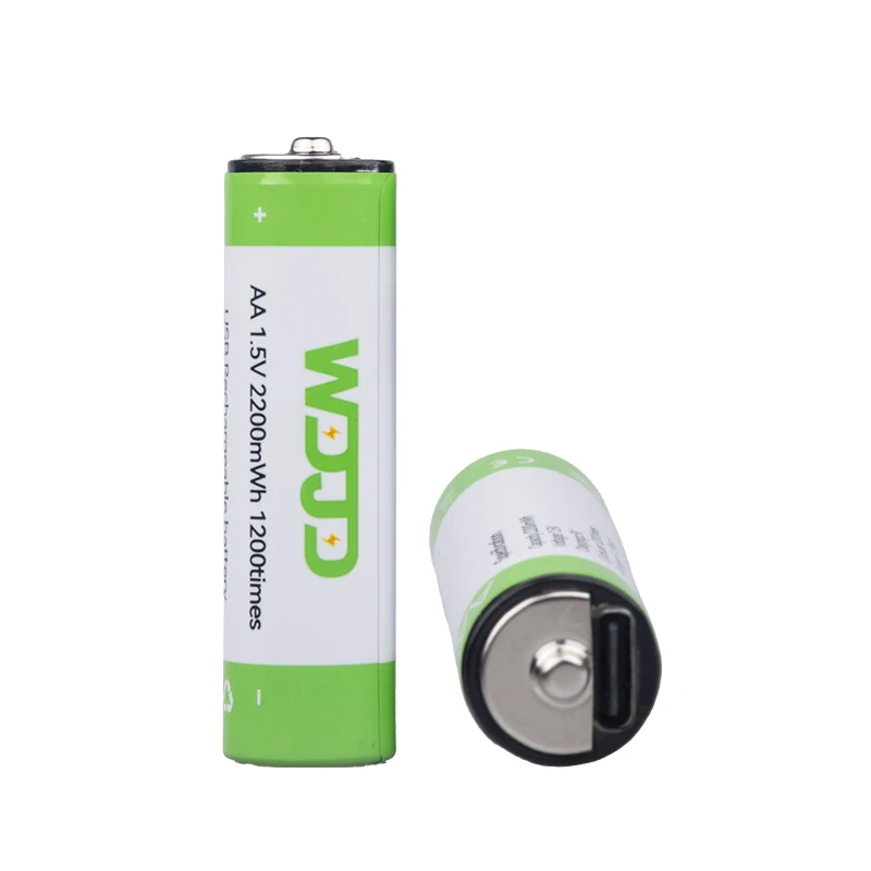 Wholesale 1.5V AA 2200mWh Rechargeable Lithium Ion Type C  Batteries Lithium Ion Battery Type C