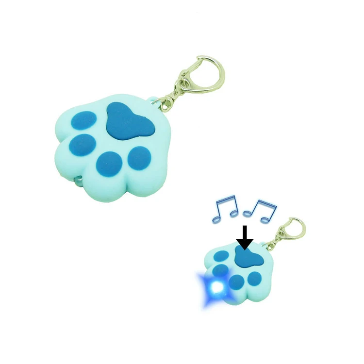 Custom Gift Small Capsule Toy with Sound Plastic Claw Animal Monster Paw LED Light Key Chain for Vending Machine