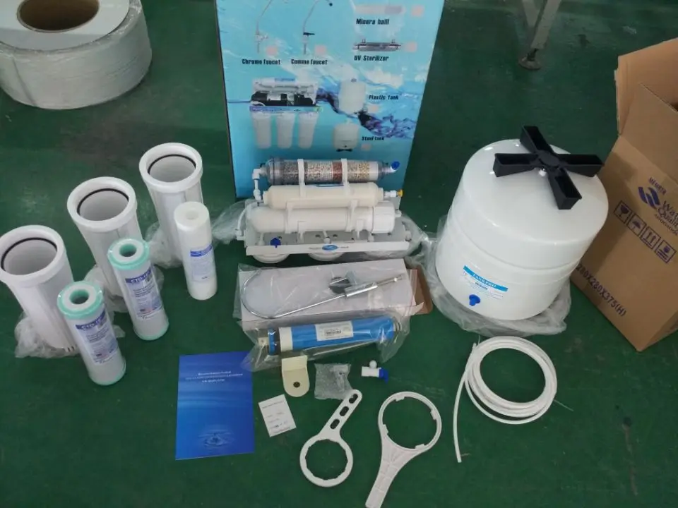 Customized 5-Stage Reverse Osmosis Drinking Water System Electric Under-Sink for Household Use